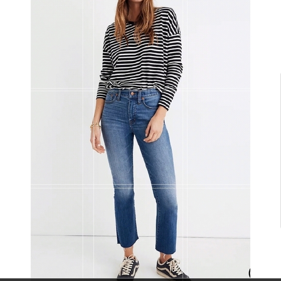 Madewell Denim - NEW Madewell Cali Demi Boot Back Seam Jeans Sz 24